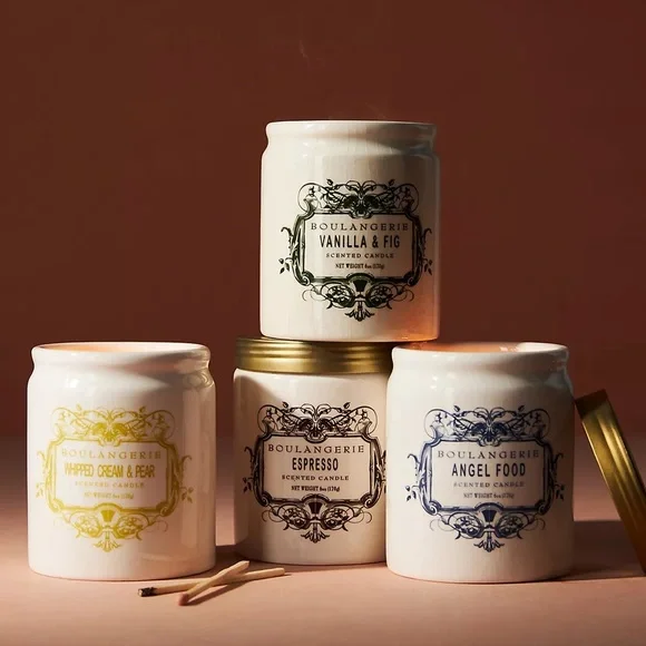 New Anthropologie Boulangerie Jar Candle - Espresso 6 oz / 170g - Picture 2 of 2